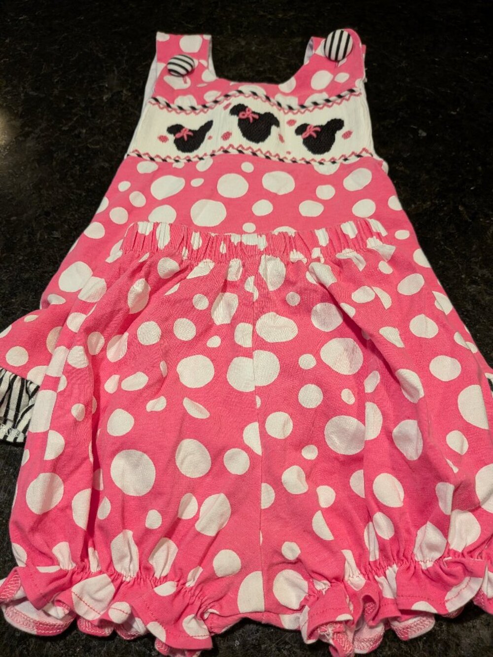 Minnie Mouse Smocked Outfit